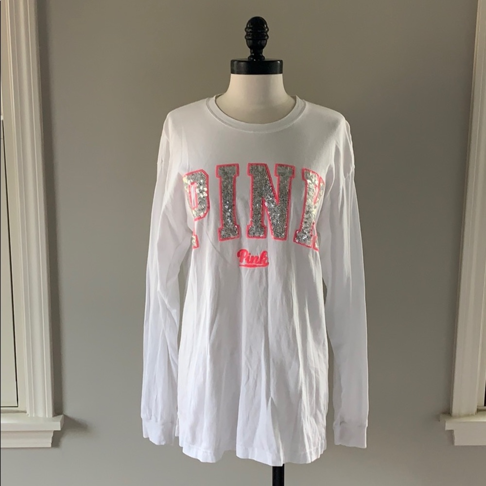 PINK Sequin Long Sleeve
